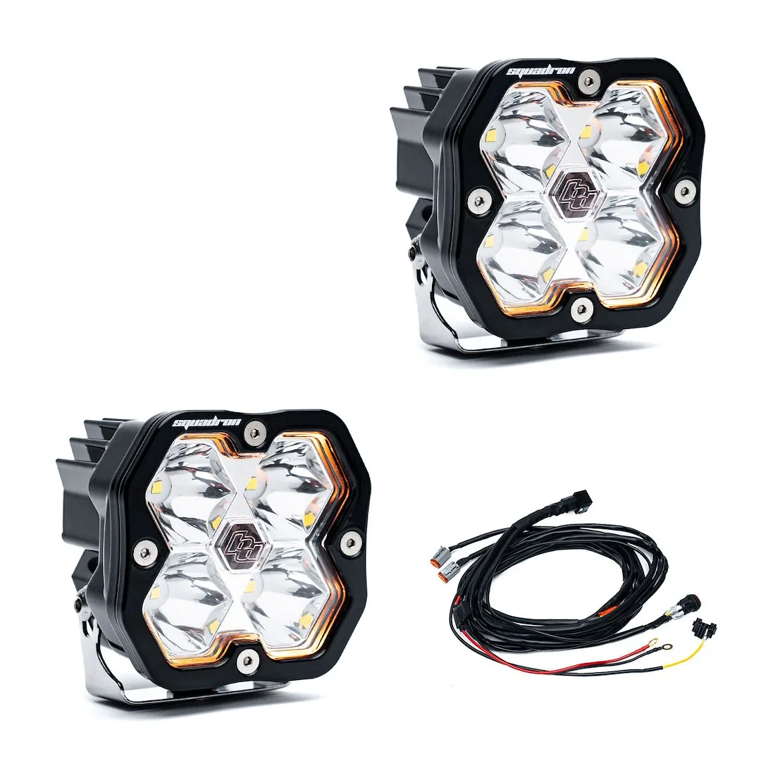 55-7801-2 – BAJA DESIGN Driving/ Fog Light, LED Bulb Square 30 Watt Bulbs Amp Draw 2.2 AMP At 13.8 Volt 12 To 32 Volt...